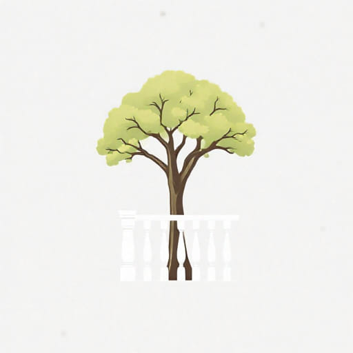 Oak And White Bannister