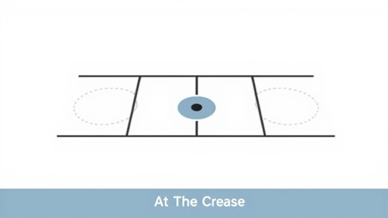 At The Crease Meaning