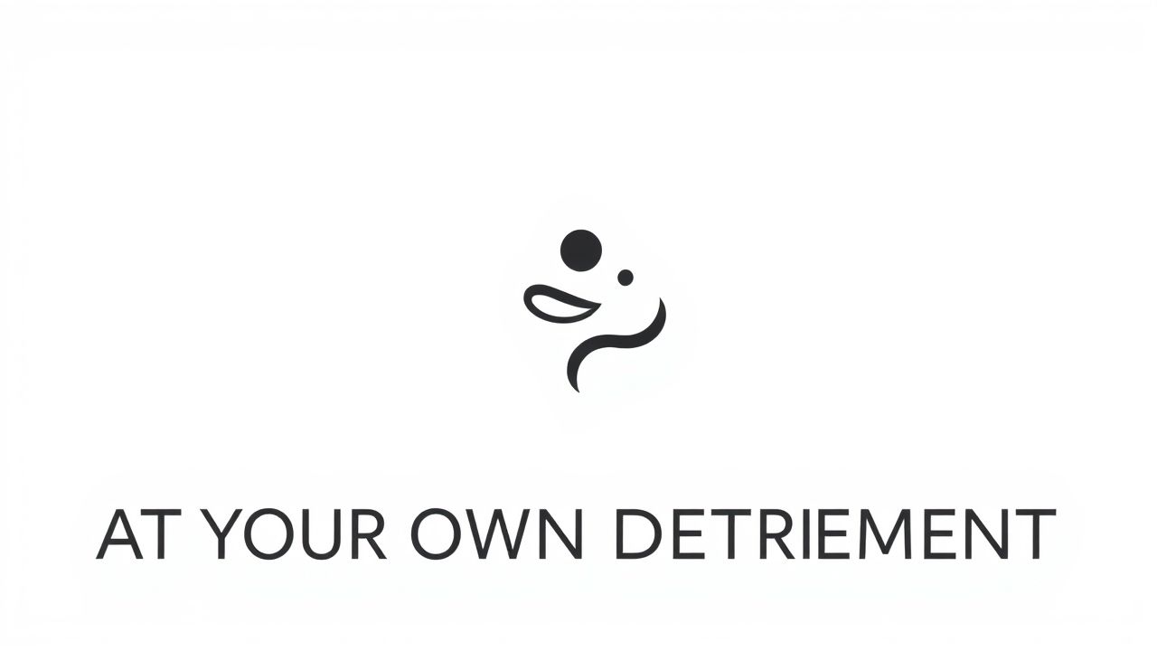 At Your Own Detriment