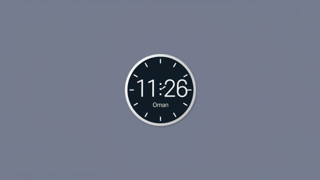 Current Time In Oman