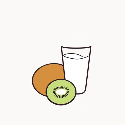 does kiwi curdle milk