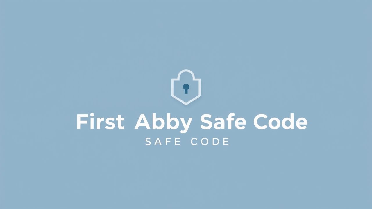 First Abby Safe Code