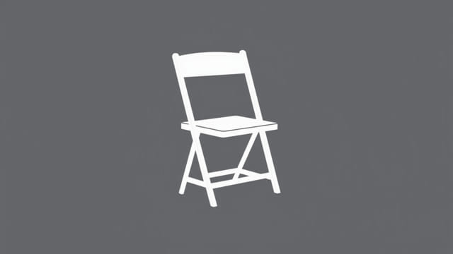 Foldable Chair with Backrest