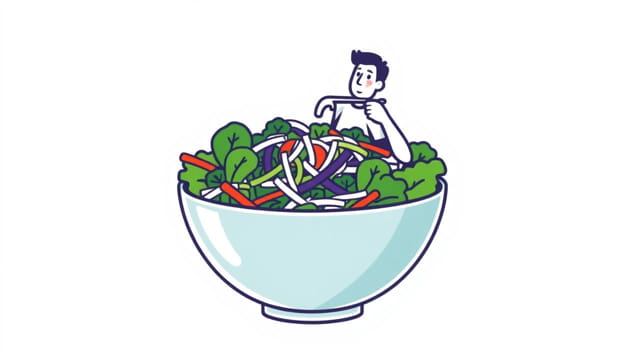 Frosty Slaw Man Salad