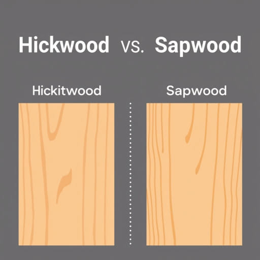 Hickory Heartwood Vs Sapwood