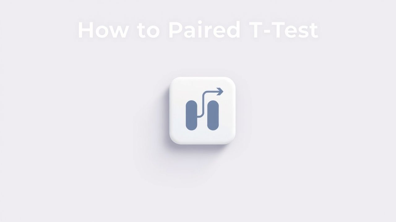 How to Paired T Test