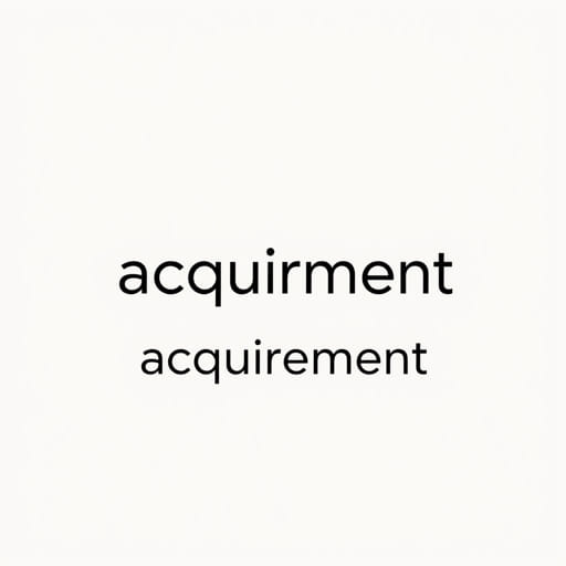 How to Pronounce Acquirement