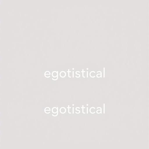 How to Pronounce Egotistical