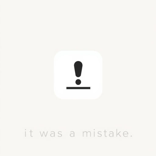 It Was a Mistake in Spanish