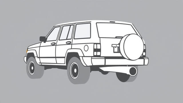 Jeep XJ 2.5 Tailpipe