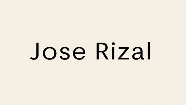 Jose Rizal Whole Name