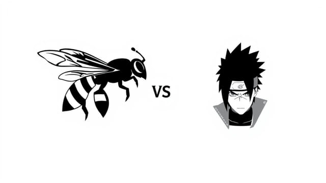 Killer Bee vs Sasuke