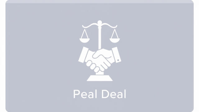 Meaning of Plea Deal