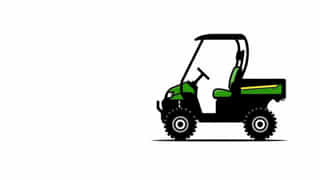 Cabbed John Deere Gator