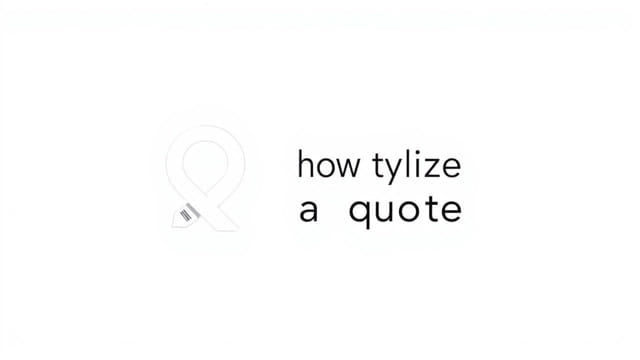 How To Stylize A Quote