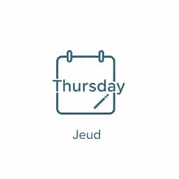 It'S Thursday In French