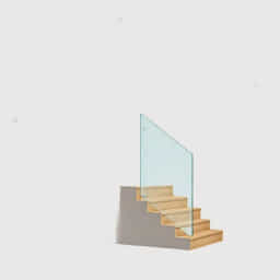 Oak And Glass Bannister