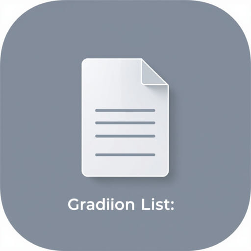 Oas Gradation List Pdf