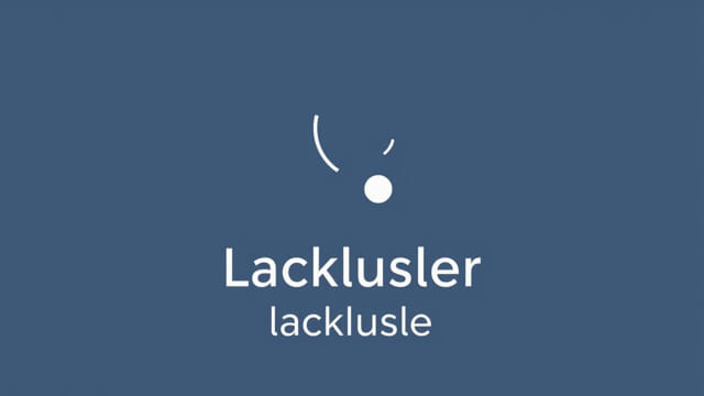 Definition And Root Word Of Lackluster