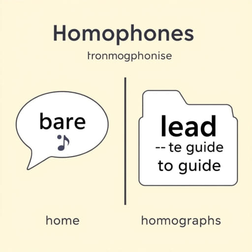 Difference Between Homophones And Homographs With Examples