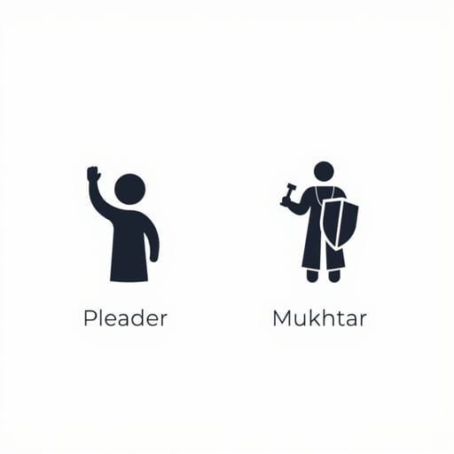 Difference Between Pleader And Mukhtar