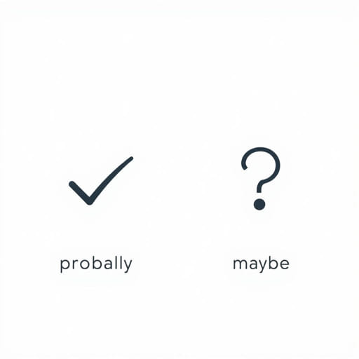 Difference Between Probably And Maybe