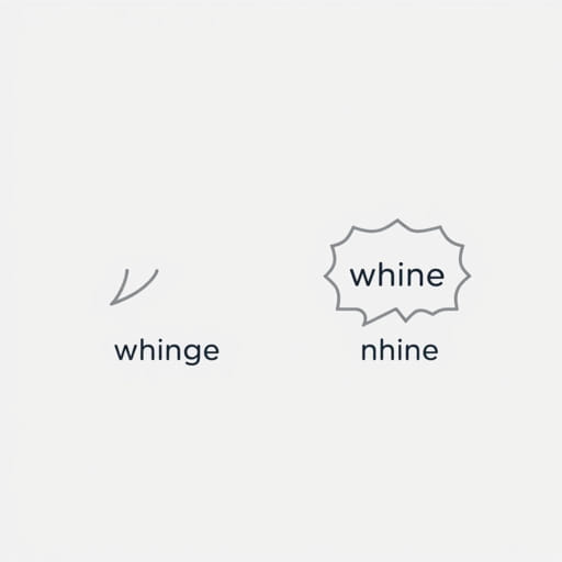 Difference Between Whinge And Whine