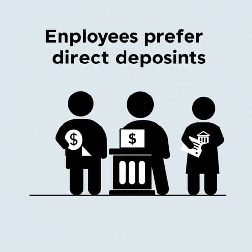 Employees Prefer Direct Deposits Because