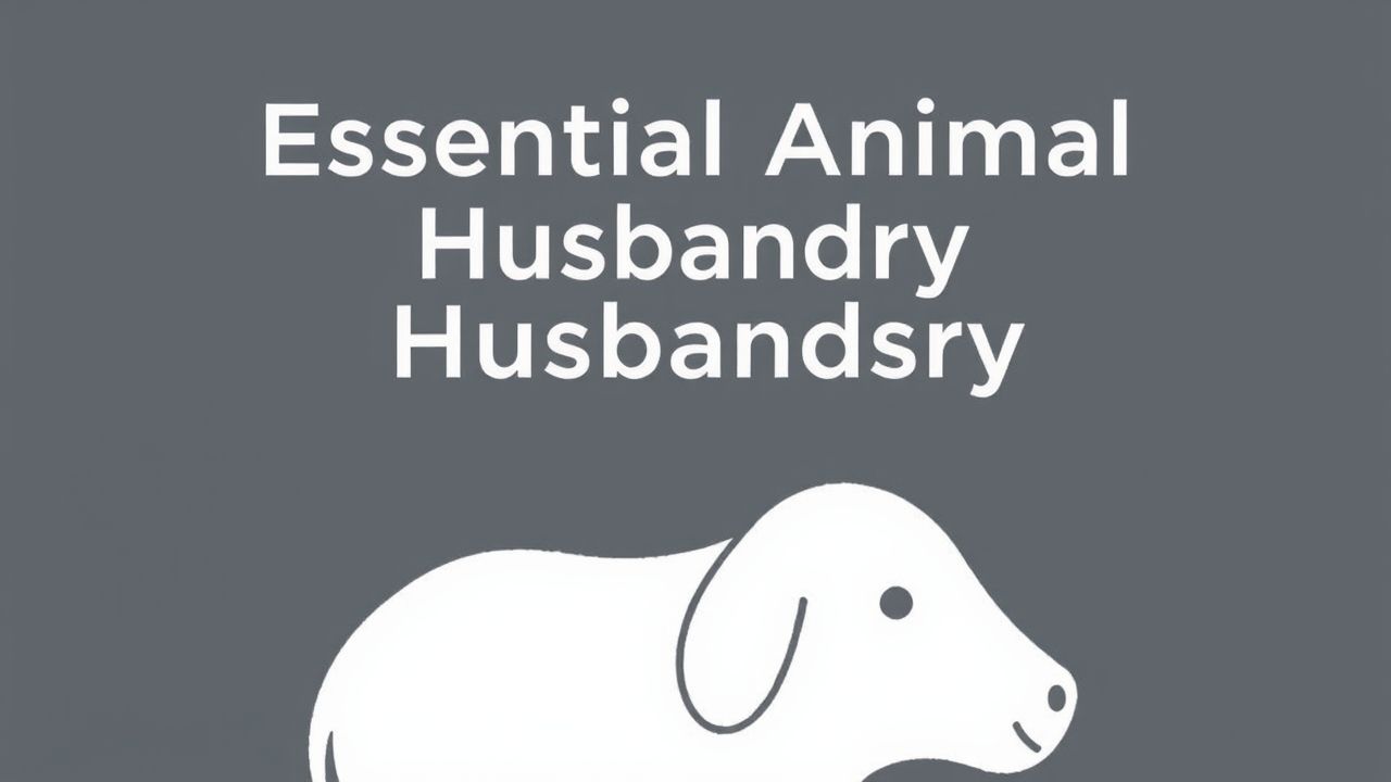 Essential Animal Husbandry Textbook