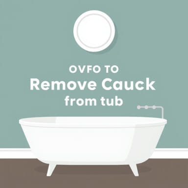 How To Remove Caulk From Tub