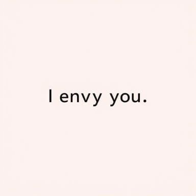 I Envy You Meaning