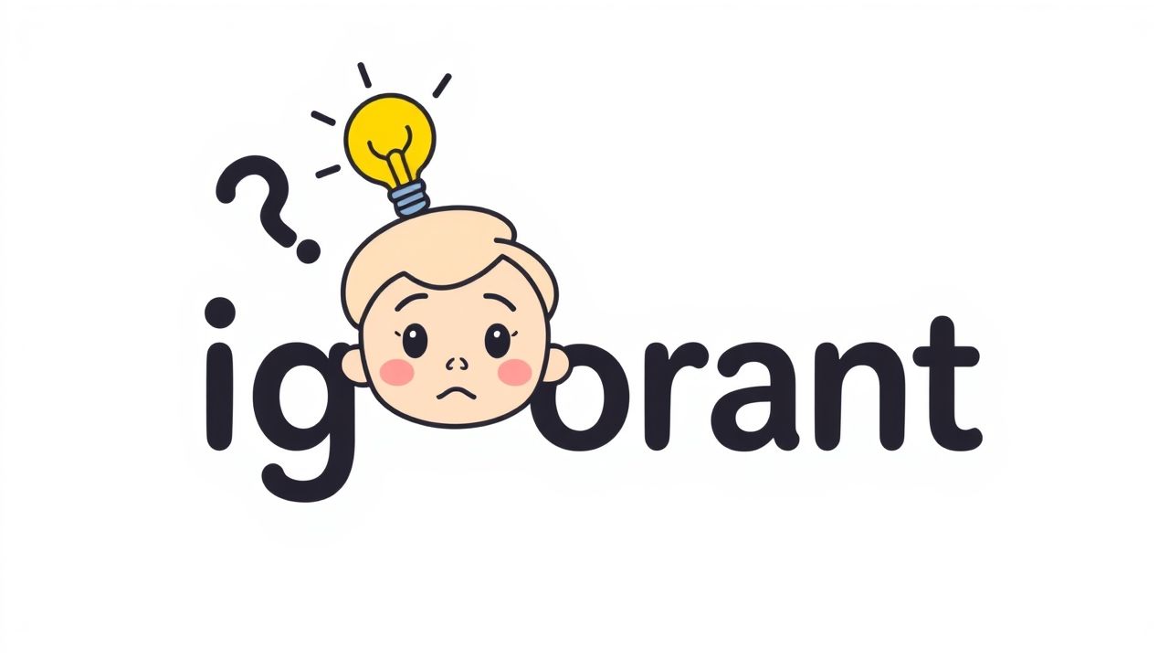 Kid Friendly Definition Of Ignorant