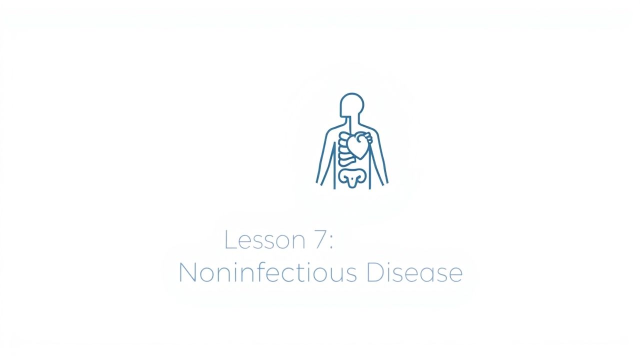 Lesson 7 Noninfectious Diseases