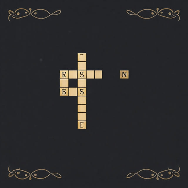 Ornamental Metallic Lacework Crossword