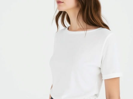Zara Delicate Ruched T-Shirt
