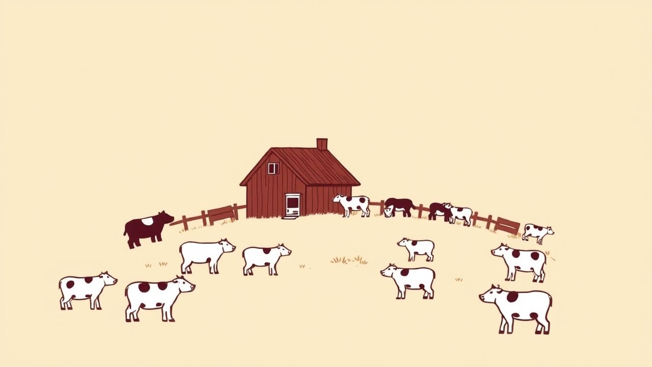 Animal Farm Battle Of Cowshed Represents