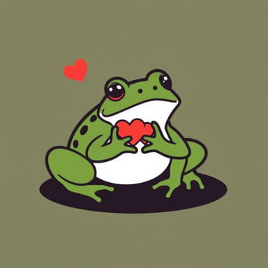 Croak Croak Croak Bullfrog In Love