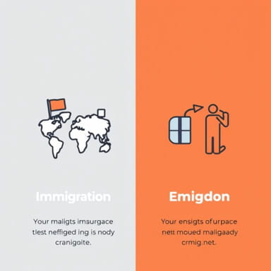 Difference Between Immigration And Emigration With Examples