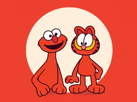 Elmo And Andrew Garfield