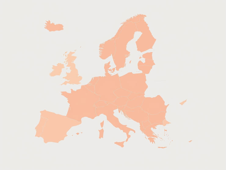 Europe Hardiness Zone Map