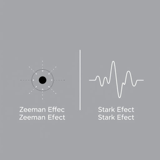 Zeeman Effect And Stark Effect