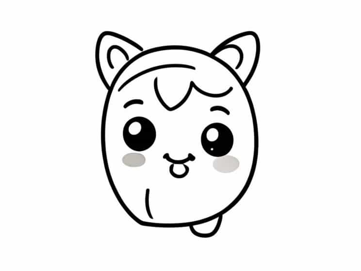 A Cute Coloring Pages