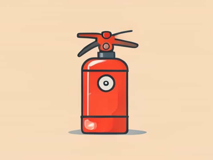 A Dry Powder Fire Extinguisher