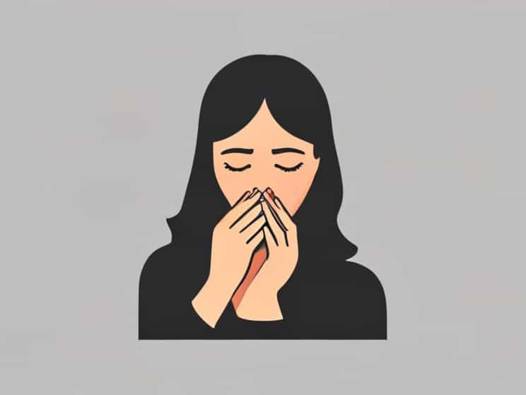 An Adulterous Woman Wipes Her Mouth