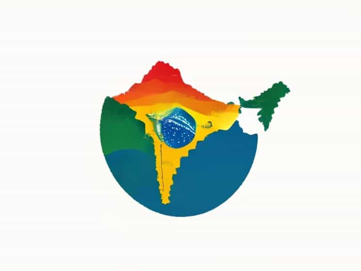 Between The Physiography Of Brazil And India