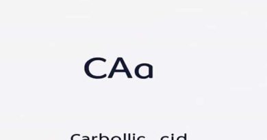 Chemical Name Of Carbolic Acid