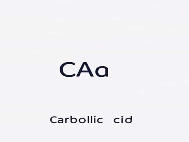 Chemical Name Of Carbolic Acid