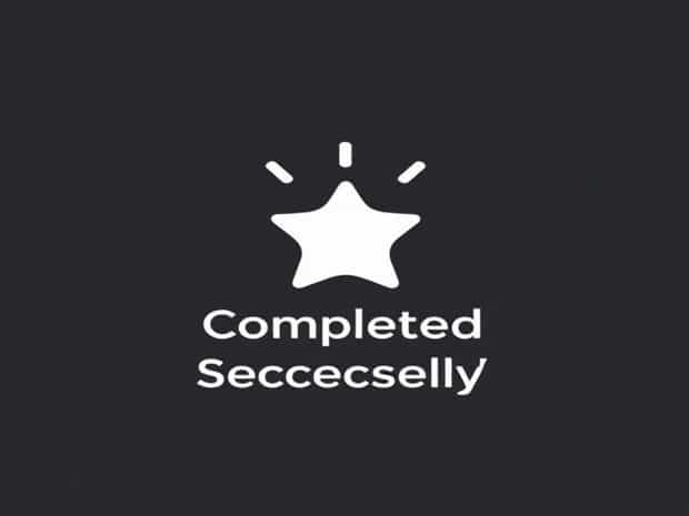 Completed Successfully Or Successfully Completed?