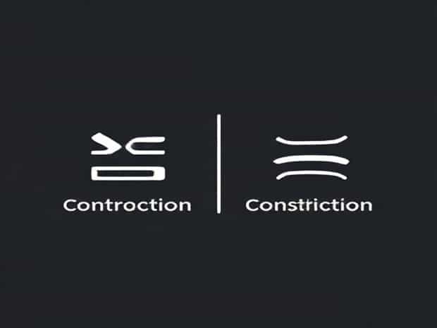 Difference Between Contraction And Constriction