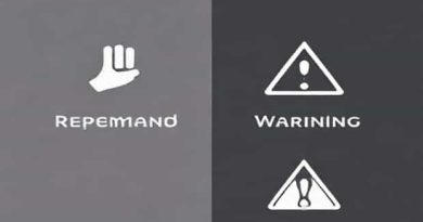Difference Between Reprimand And Warning